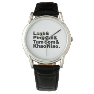 Relógio Comida da rua Laotian