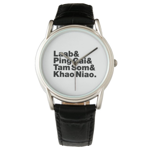 Relógio Comida da rua Laotian (Frente)