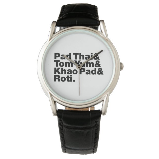 Relógio Comida da Rua Tailandesa (Frente)