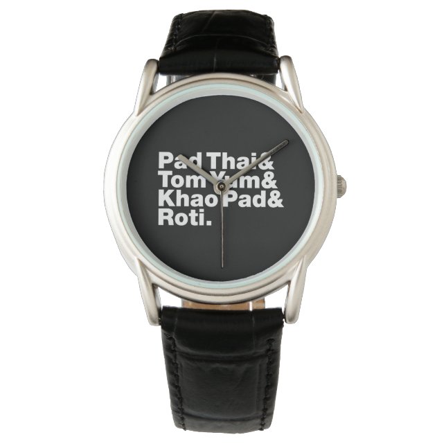 Relógio Comida da Rua Tailandesa (Frente)