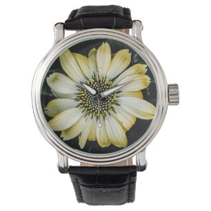 Relógio Coneflower Amarelo de Mel