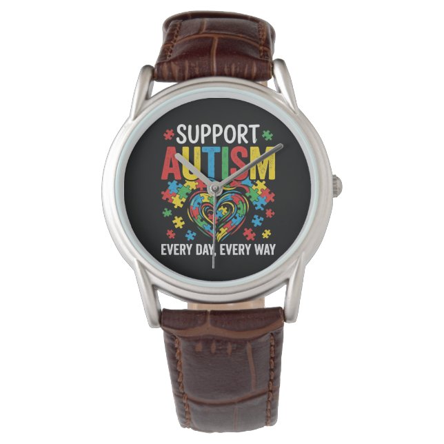 Relógio Consciência do autismo (Frente)