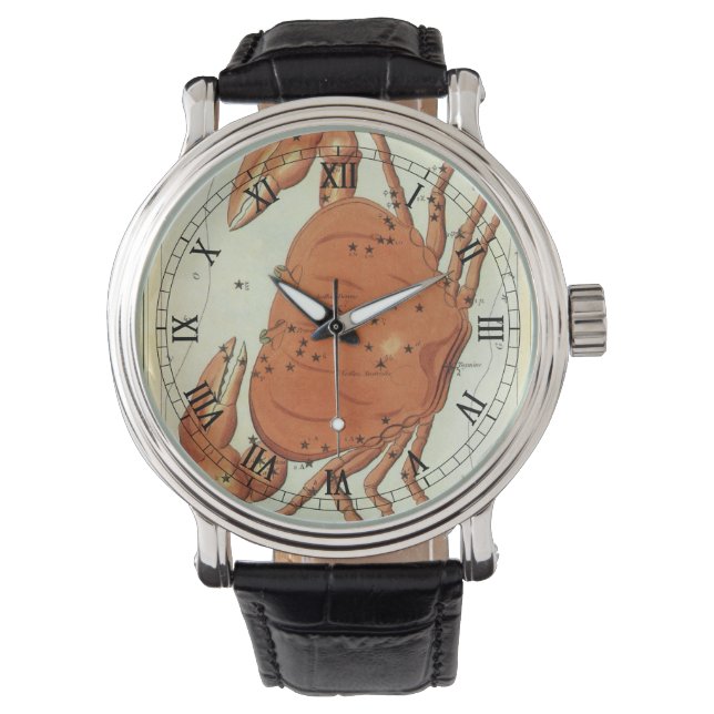 Relógio Constelação de colheita de caranguejo cancer, Espe (Frente)