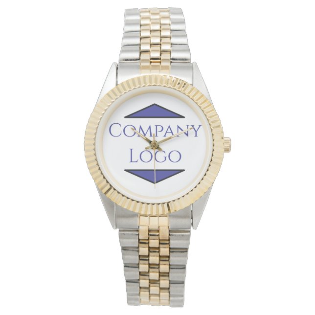 Relógio Controle corporativo de luxo personalizado de dois (Frente)