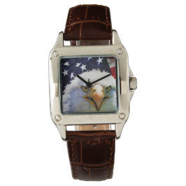 Relógio Controle personalizável bandeira americana