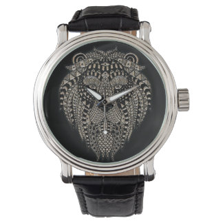 Relógio Cool Tribal Metallic Lion Head Black