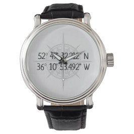 Relógio Coordenadas de Início do GPS