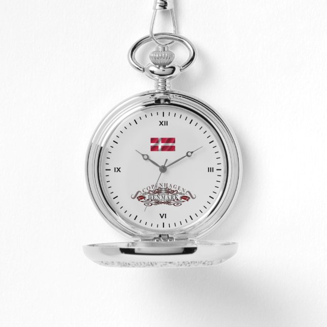 Relógio Copenhagen Prid Silver Pocket Watch (Frente)