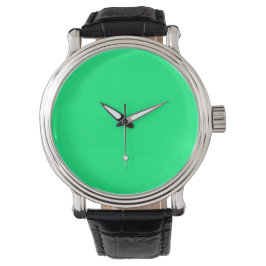 Relógio Cor verde neon-Primavera, mínima e elegante