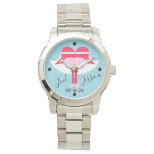 Relógio Coração Casando