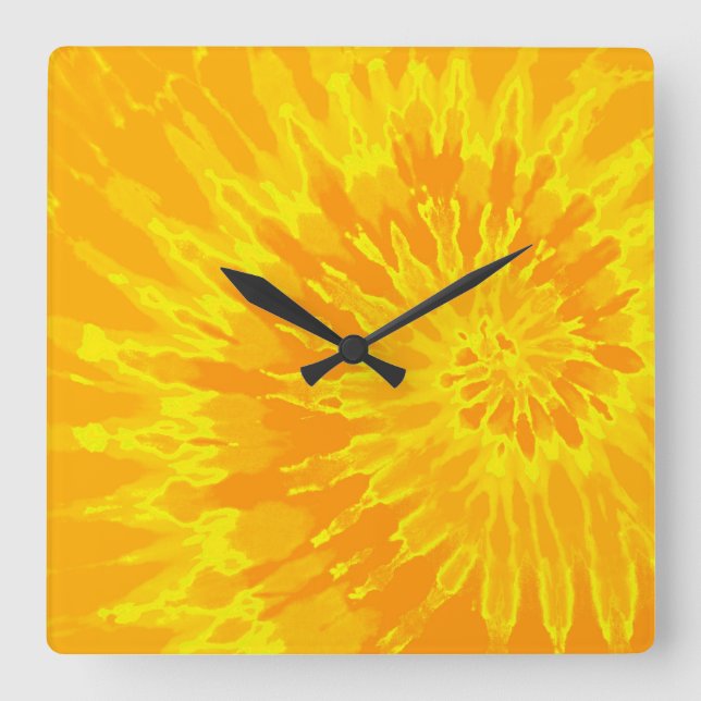 Relógio Coral Amarelo-Amarelo (Frente)