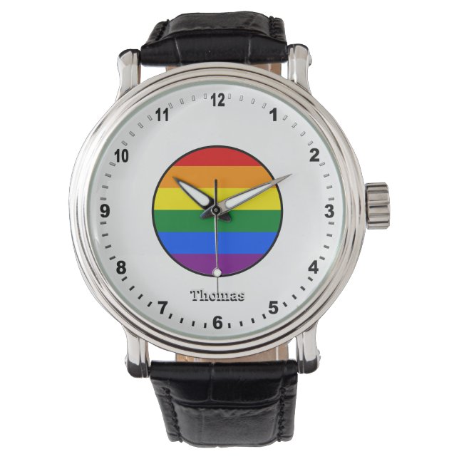 Relógio Corantes Elegantes do Rainbow Watch e do Rainbow P (Frente)