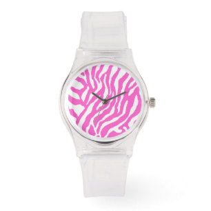 Relógio Corey Tiger 80s Estilo Vintage Listras de Tigre (R
