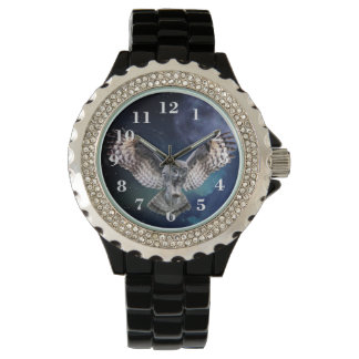 Relógio Coruja em Voo