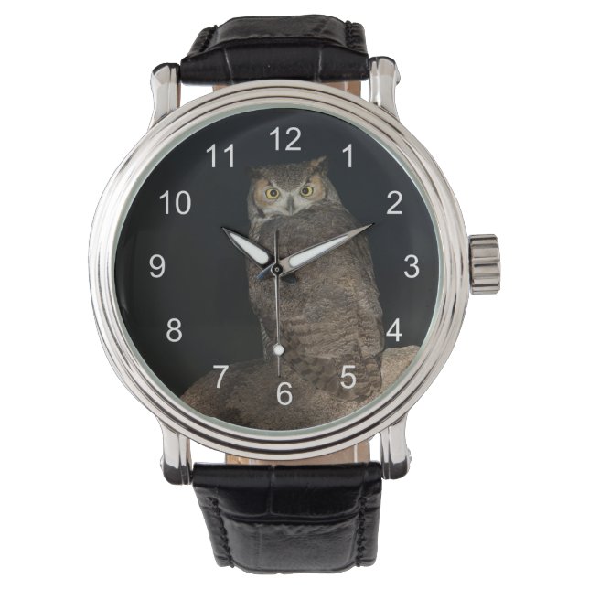 Relógio Coruja Excelente de Coroa (Frente)