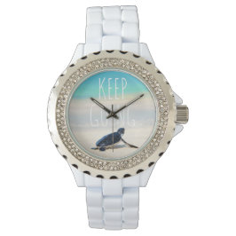 Relógio Cota Motivacional Continua A Ir À Praia da Tartaru