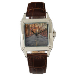 Relógio Country Road em Fall Brown Leather Watch