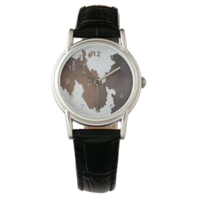 Relógio Couro bovino (Frente)