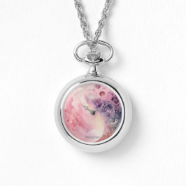 Relógio Create Your Own Lunar Love Magic Pink Moon