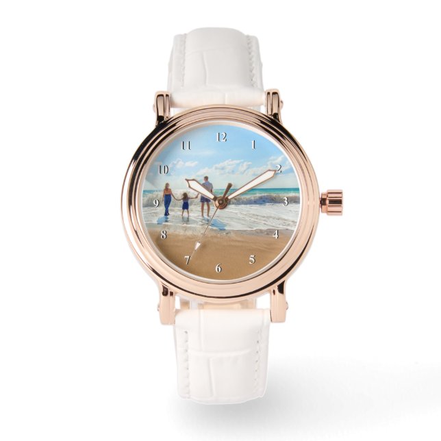 Relógio Create Your Photo Own Watch Gift (Frente)