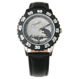 Relógio Crianças de Jogo do Rato n Gato de Mouse Personali