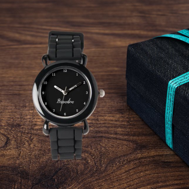 Relógio Crianças Legal de nomes personalizados de Na moda  (Criador carregado)