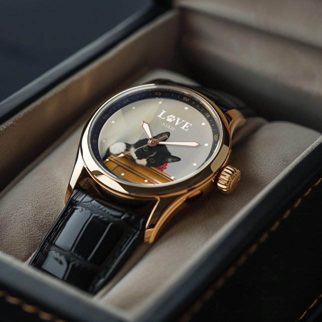 Relógio Crie o seu - Pet Photo Personalizado (Inspiration mockup (not actual product))