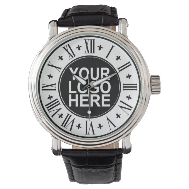 Relógio Crie Seu Próprio Rosto Com Numerações Romanas (Frente)