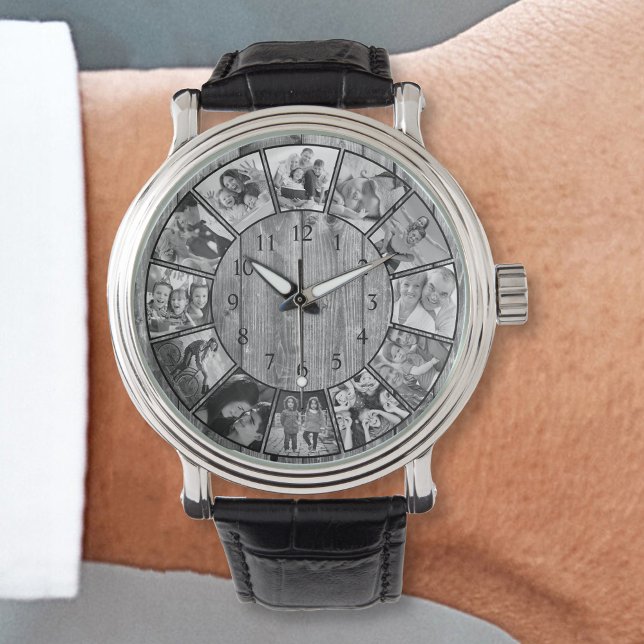 Relógio Crie seu quartel-general russo de colagem de fotos (Criador carregado)