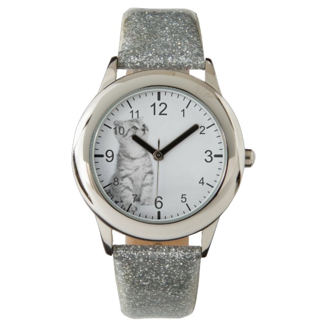 Relógio Crie sua própria foto personalizada (Frente)