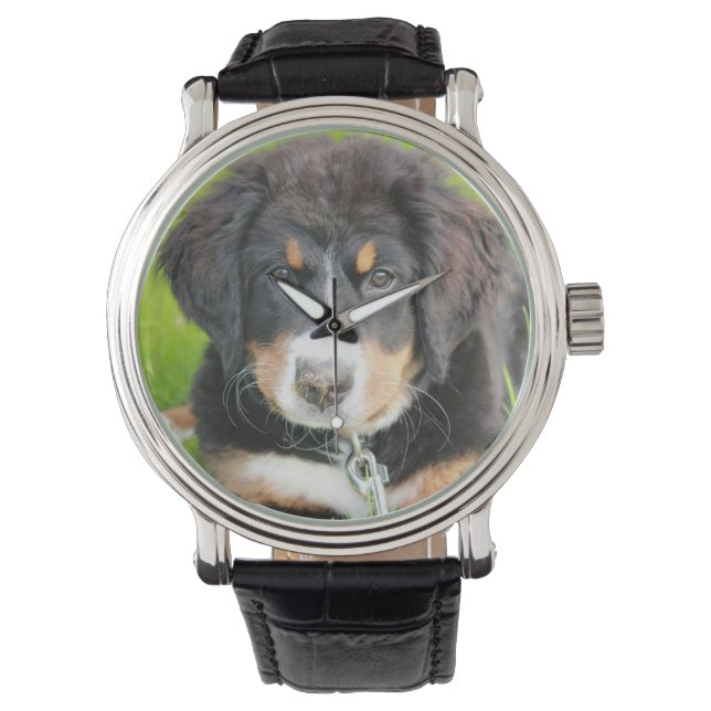 Relógio Crie sua própria foto pessoal (Frente)