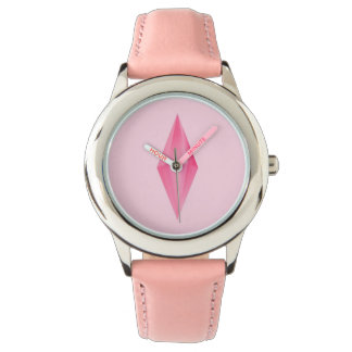 Relógio Cristal rosa