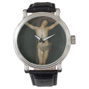 Relógio Cristo Crucificado (Jesus na Cruz) (de Goya)