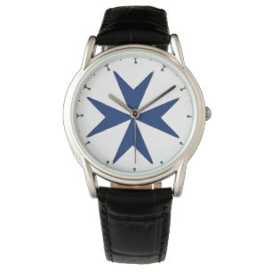 Relógio cruz de octógono BLUE CORSAIR STYLE