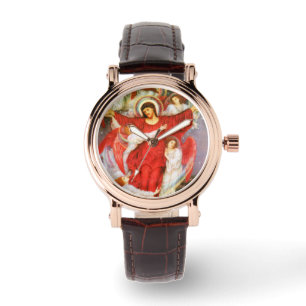 Relógio Cruz Vermelha (Crucificação de Jesus Cristo)