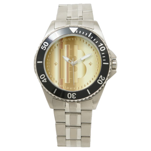 Relógio Cryptocurrency (Frente)