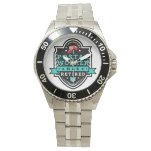 Relógio Cúpula de aposentadoria do trabalhador postal apo