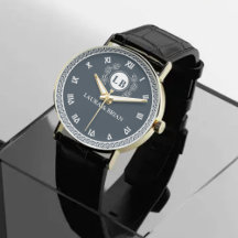 Custom Couple’s Name Vintage Floral Monogram Desig