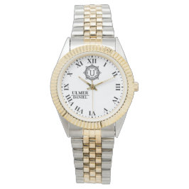 Relógio Custom Engraved Roman Numeral Leather Strap Person