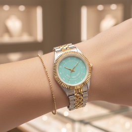 Relógio Custom His and Hers Watch Gift for Anniversaries