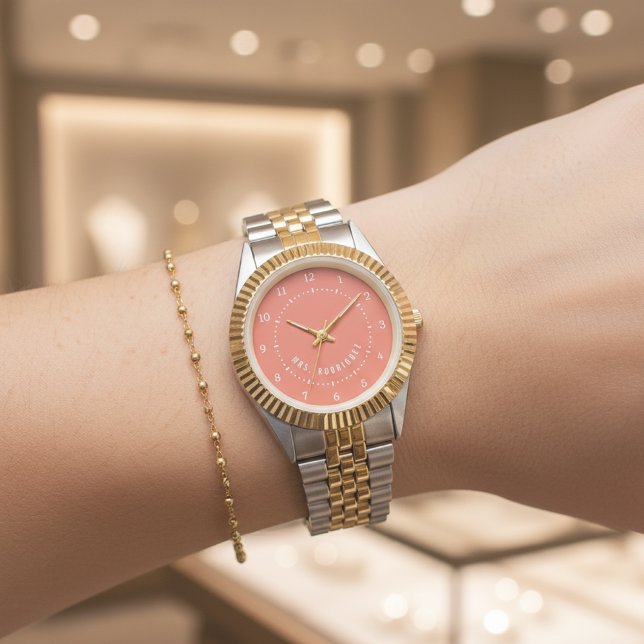 Relógio Custom mrs and mr wedding watch gift for couples (Unisex Custom Mrs and Mr Watch Gift – Bride and Groom Gift for Wedding Day or Newlyweds)