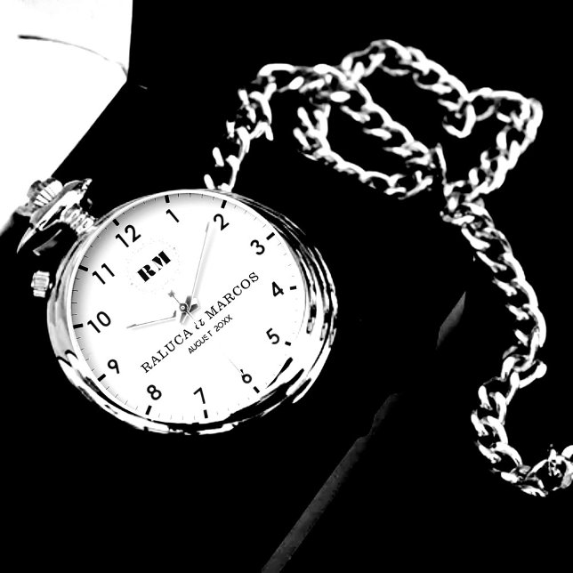 Relógio Custom name engraved  blue (Criador carregado)