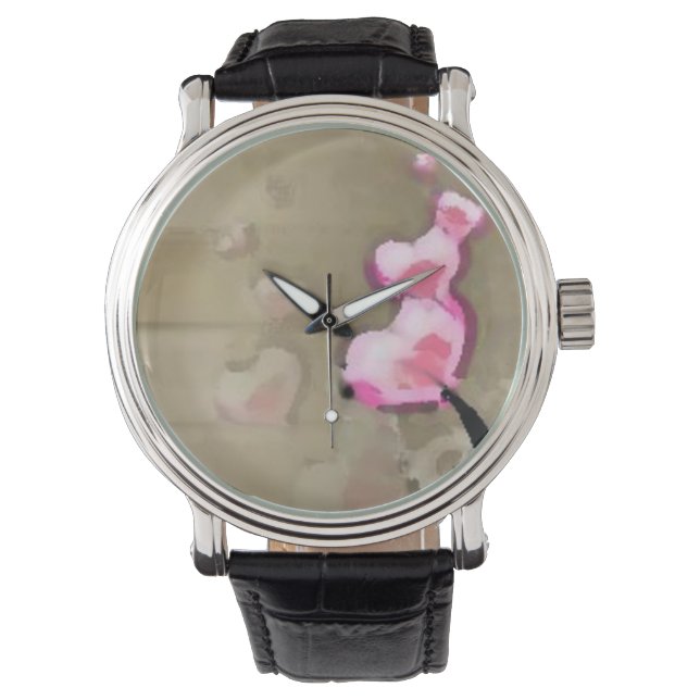 Relógio Custom reloj pink_grey (Frente)