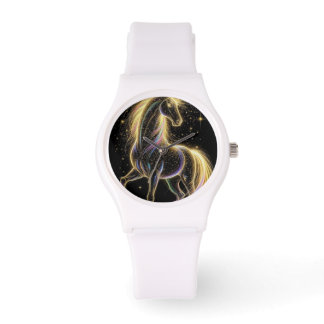 Relógio Custom White Silicone Watch – Modern Unisex