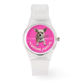 Relógio Cute Engraçado Personalizado Chihuahua Assista Cac