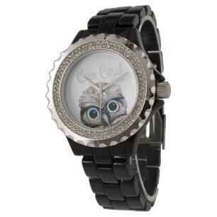 Relógio Cute Owl Cape Coral Florida - Burrowing Owl Watch