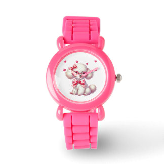 Relógio Cute Poodle Kids Watch