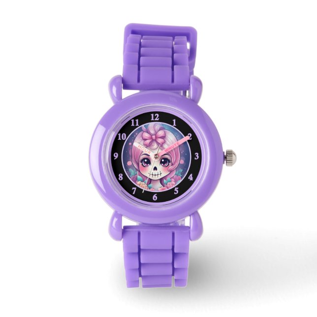 Relógio Cute Skull eWatch Watch (Frente)