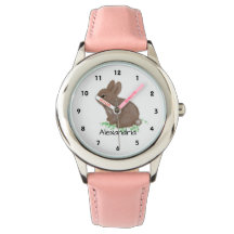 Cute Woodland Bunny Name Personalizado