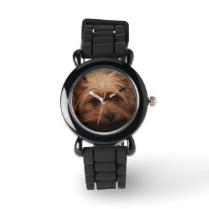 Relógio Cute Yorkie Glitter Watch